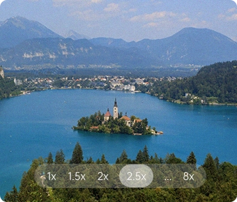 8倍变焦，无需等待聚焦，变焦过程