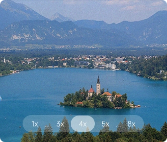 8倍变焦，无需等待聚焦，变焦过程